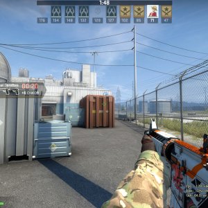 Sport Gloves Bronze Morph and StatTrak™ M4A4  Asiimov with iBUYPOWER (Holo) Katowice 2014