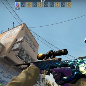 AWP Medusa MW FalleN (Gold) and Gloves Imperial Plaid