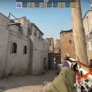 StatTrak™ M4A4 Asiimov iBUYPOWER (Holo) Katowice 2014 and Gloves Imperial Plaid