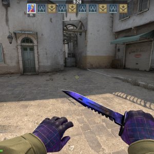 m9 bayonet  doppler phase 4 and Gloves Imperial Plaid
