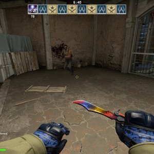 Butterfly Knife Marble Fade + Moto Gloves Polygon