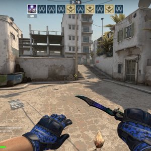 Butterfly Knife Doppler  + Moto Gloves Polygon