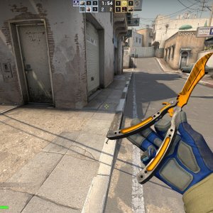 Butterfly Knife Tiger Tooth + Specialist Gloves Mogul