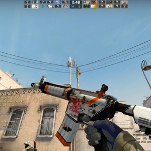 StatTrak™ M4A4  Asiimov with iBUYPOWER (Holo) Katowice 2014 and Specialist Gloves Mogul