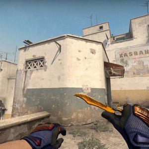 Specialist Gloves Fade (yellow tip) + Butterfly Tiger Tooth