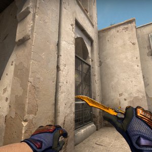 Specialist Gloves Fade (yellow tip) + Butterfly  Tiger Tooth