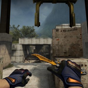 Butterfly Knife Tiger Tooth +  Gloves Fade