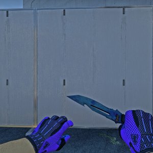 Survival Knife Case Hardened #403 best Blue Gem