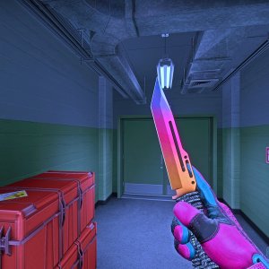 Paracord Knife Fade 0.006 98% + Sport Gloves  Vice