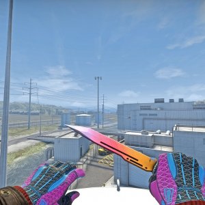 Paracord Knife Fade 0.006 98% + Sport Gloves  Vice