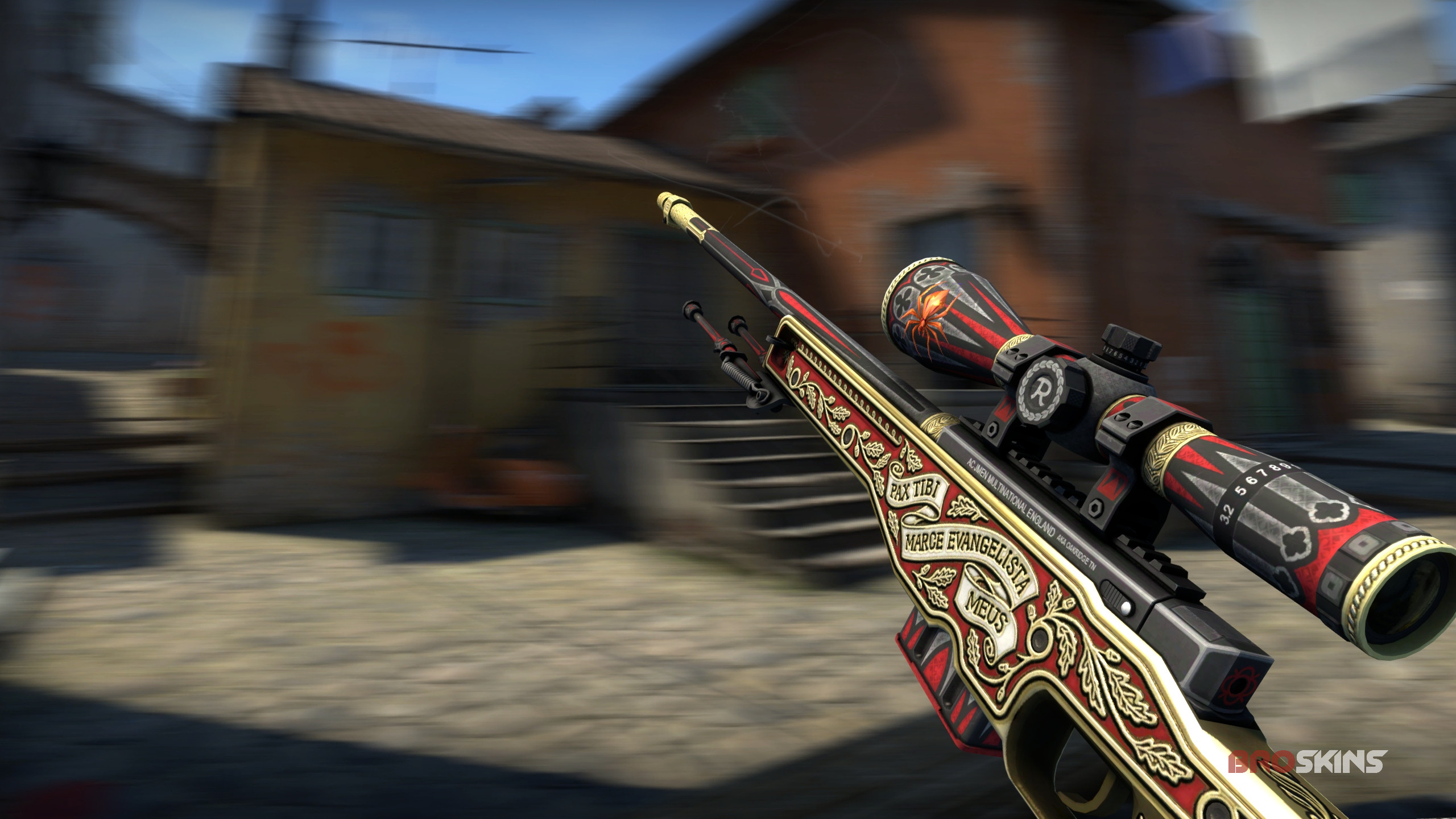 AWP The Prince  + Gold Web Foil (scratched: 100.00%)