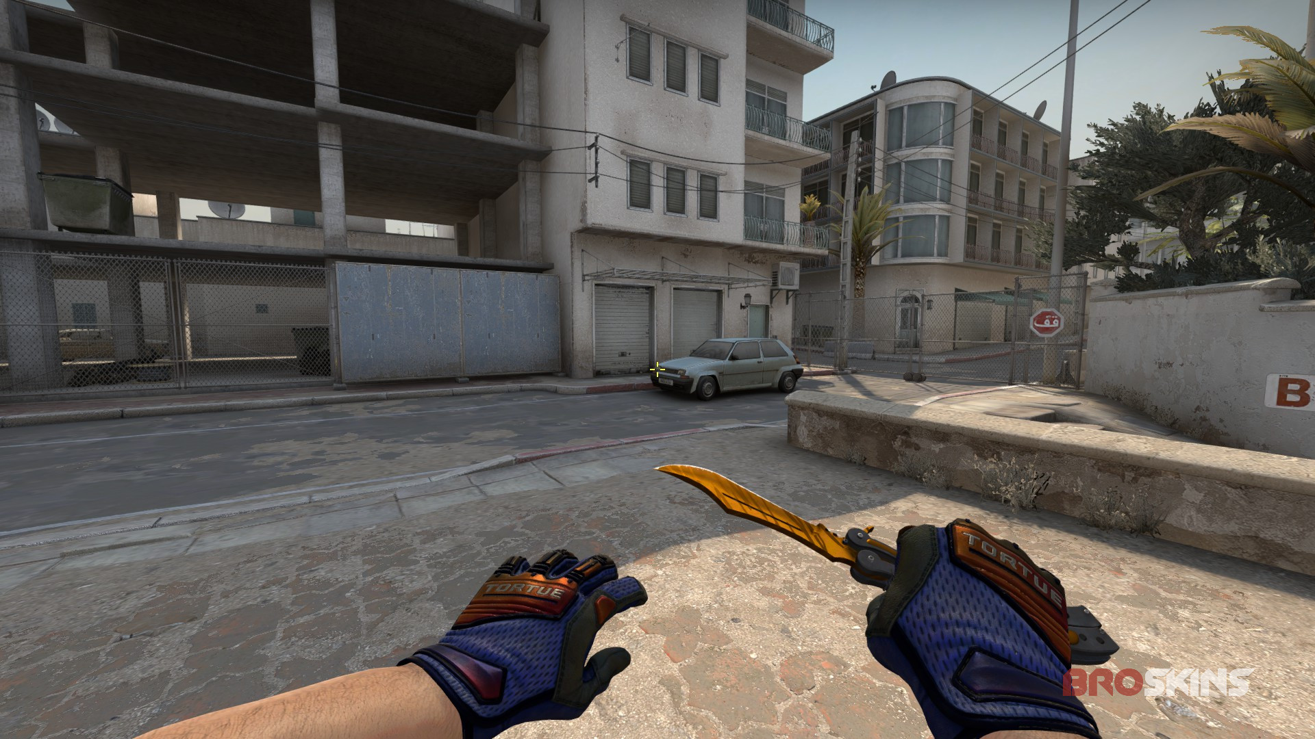 Specialist Gloves Fade (yellow tip) + Butterfly  Tiger Tooth