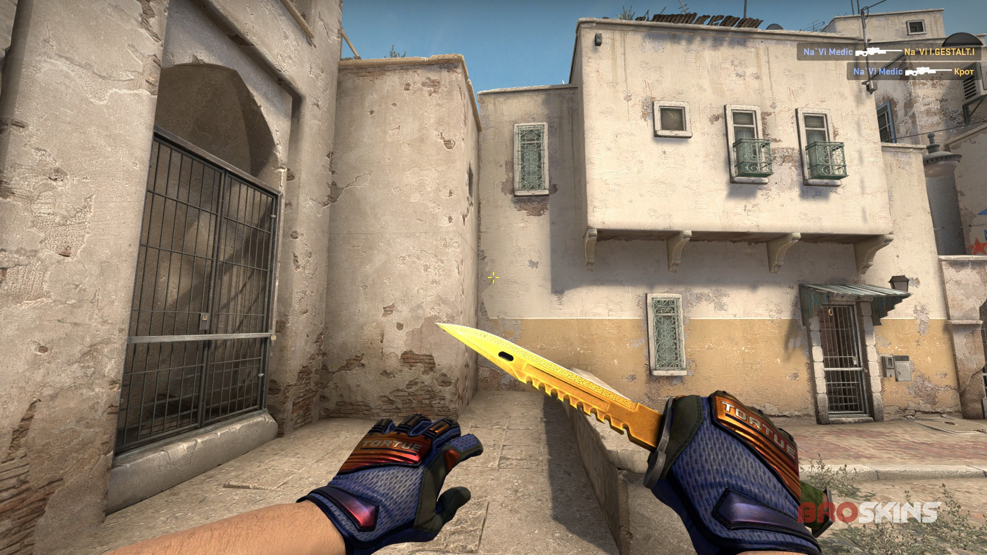 Specialist Gloves Fade (yellow tip) + M9 Bayonet  Lore