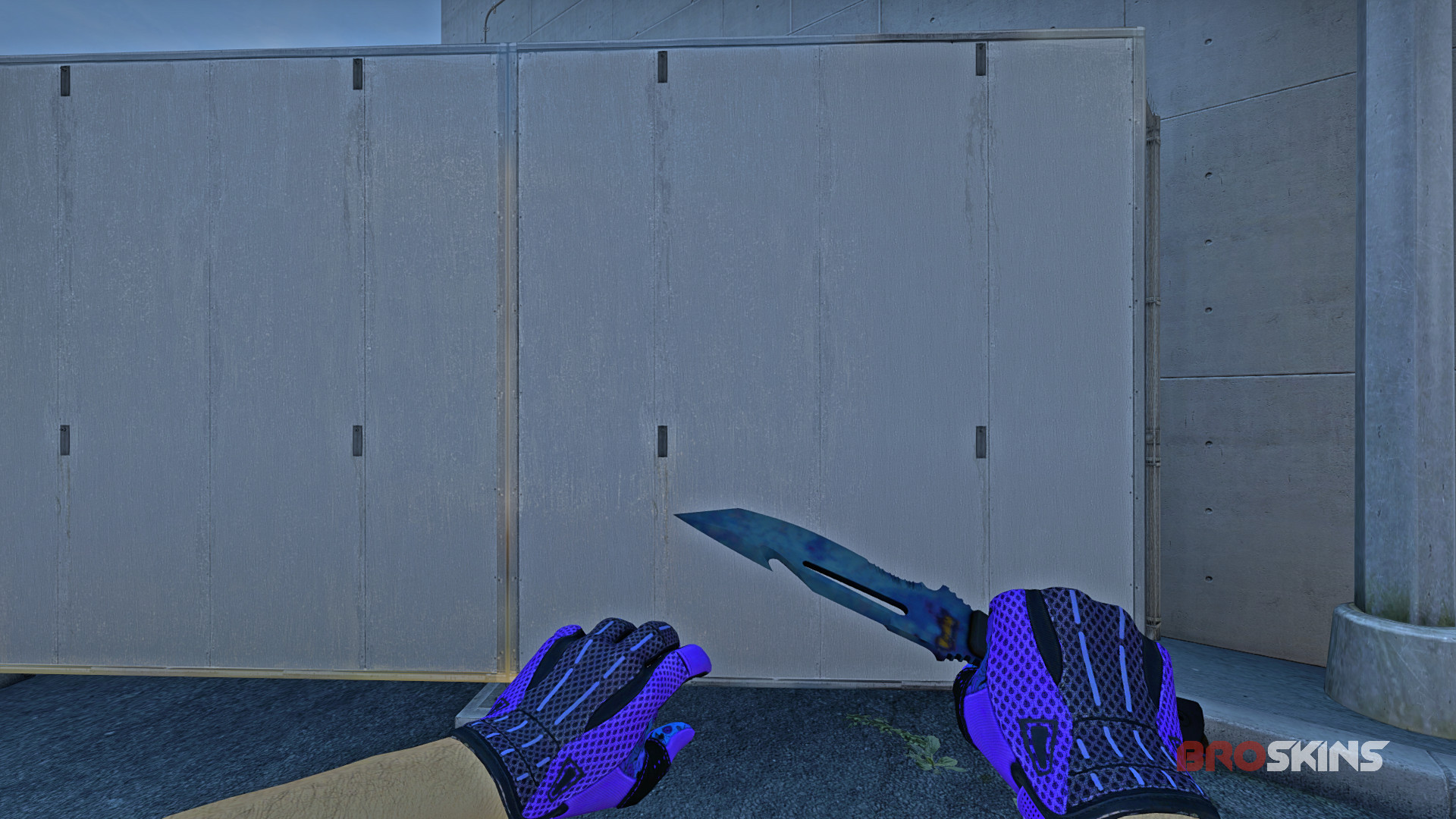 Survival Knife Case Hardened #403 best Blue Gem