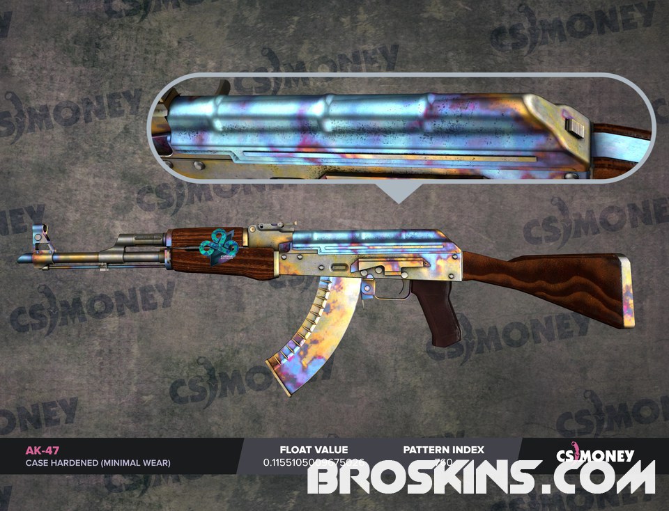 pattern Rank on AK-47 Case Hardened and price value in 2020 | BroSkins ...